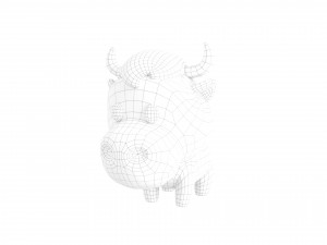 Character050 Bull Model 3D
