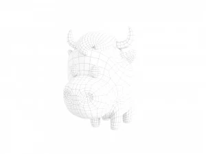 Carattere050Toro Modello 3D