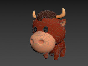 Character050 Bull Model 3D