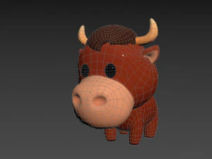 Carattere050Toro Modello 3D