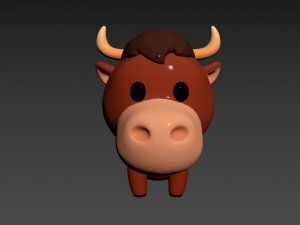 Character050 Bull Model 3D
