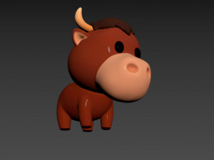 Character050 Bull Model 3D