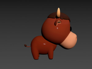 Character050 Bull Model 3D