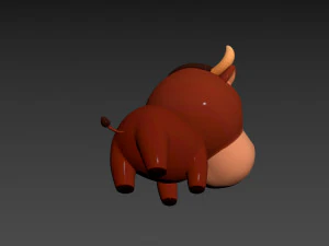 Carattere050Toro Modello 3D