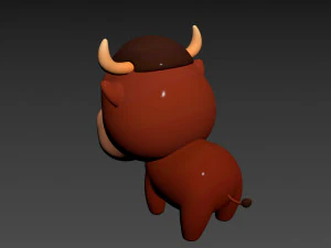 Carattere050Toro Modello 3D