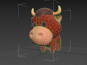 Carattere050Toro Modello 3D