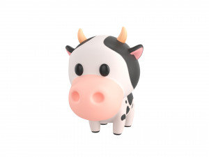 Character051 Cow 3D Model