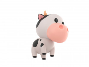 Character051 Cow Modelo 3D