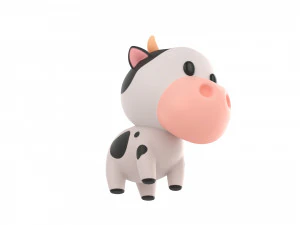 Character051 Cow 3D Model