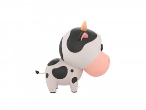 Character051 Cow 3D Model