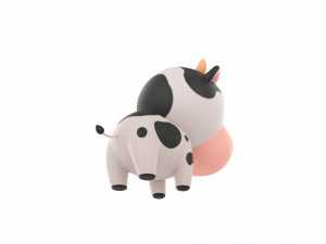 Character051 Cow Modelo 3D