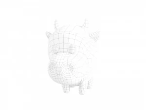 Character051 Cow 3D Model