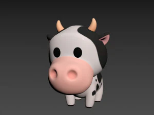 Character051 Cow 3D Model