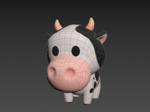 Character051 Cow Modelo 3D