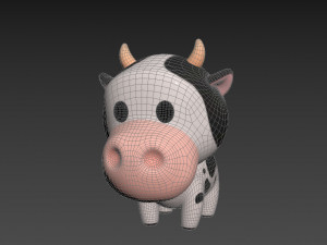 Character051 Cow Modelo 3D
