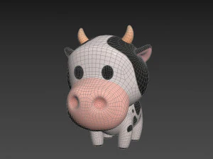 Character051 Cow 3D Model