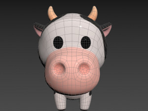 Character051 Cow Modelo 3D