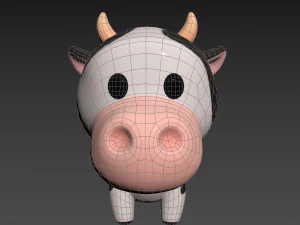 Character051 Cow 3D Model