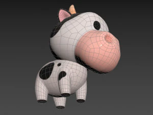 Character051 Cow 3D Model