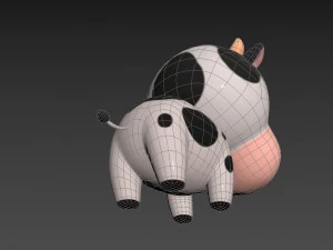 Character051 Cow 3D Model