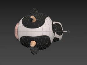 Character051 Cow 3D Model