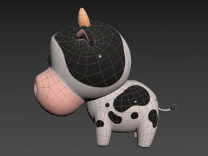 Character051 Cow 3D Model