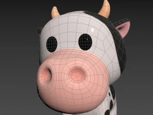 Character051 Cow 3D Model