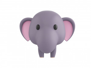 Character052 Elephant 3D 모델