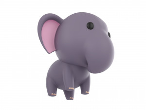 Character052 Elephant 3D 모델