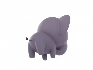 Character052 Elephant 3D 모델