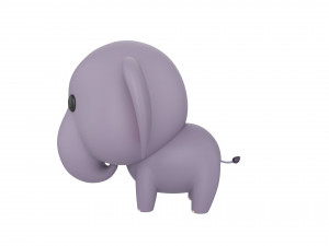 Character052 Elephant 3D 모델
