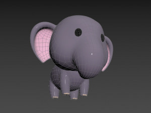 Character052 Elephant 3D 모델