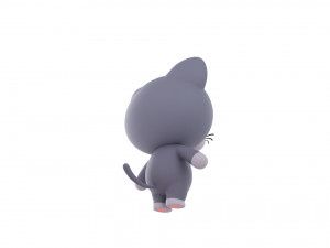 Character053 Rigged Cat 3D मॉडल