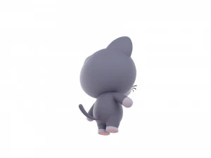 Character053 Rigged Cat 3D Model