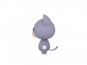 Character053 Rigged Cat 3D मॉडल