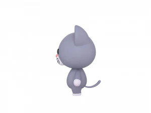 Character053 Rigged Cat 3D Model