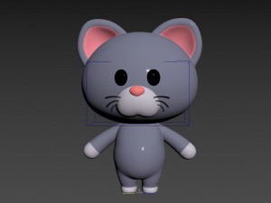 Character053 Rigged Cat 3D मॉडल