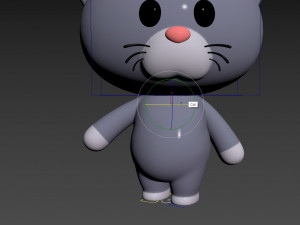 Character053 Rigged Cat 3D मॉडल