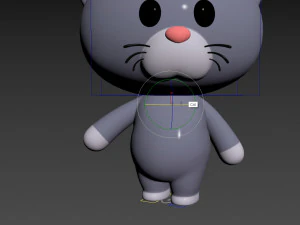 Character053 Rigged Cat 3D Model