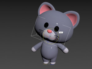 Character053 Rigged Cat 3D मॉडल