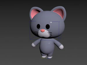 Character053 Rigged Cat 3D Model