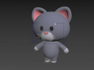 Character053 Rigged Cat 3D Model