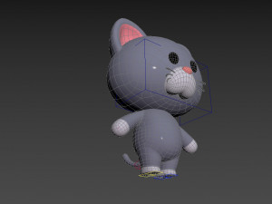 Character053 Rigged Cat 3D मॉडल
