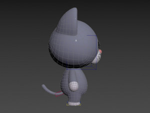 Character053 Rigged Cat 3D मॉडल