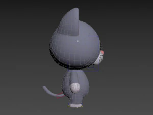 Character053 Rigged Cat 3D Model