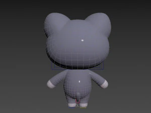 Character053 Rigged Cat 3D Model