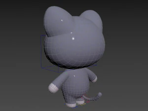 Character053 Rigged Cat 3D Model
