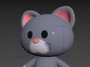 Character053 Rigged Cat 3D Model