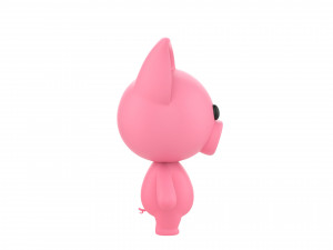 Character054 Rigged Pig 3D Model