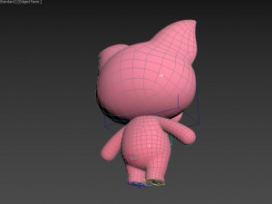 Character054 Rigged Pig 3D Model